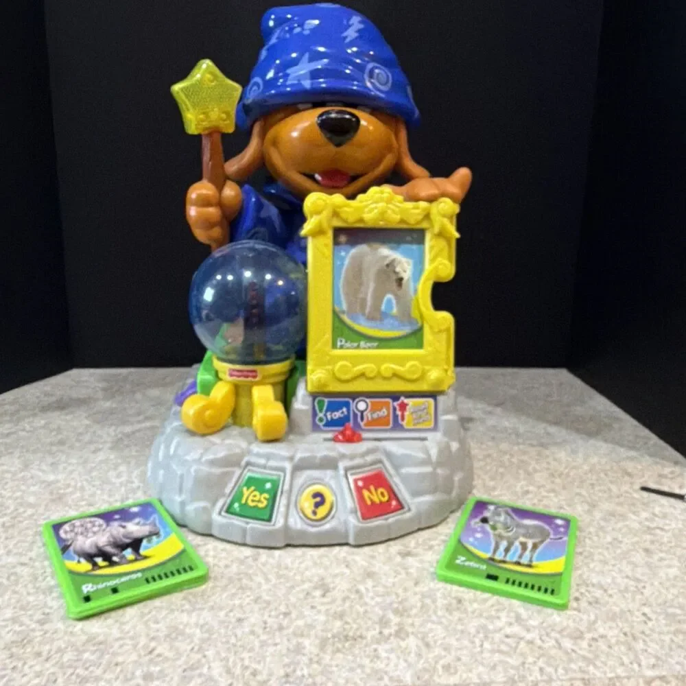 Quizard, The Learning Wizard Fisher-Price Includes 8 Cards Great Sounds Works
